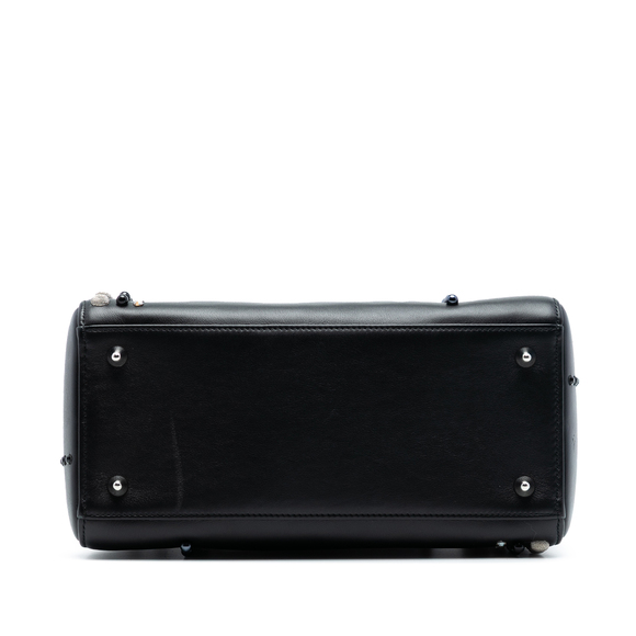 Pre-Loved Dior Medium Lambskin Studded Crystal Pearl Lady Dior - Picture 3 of 7